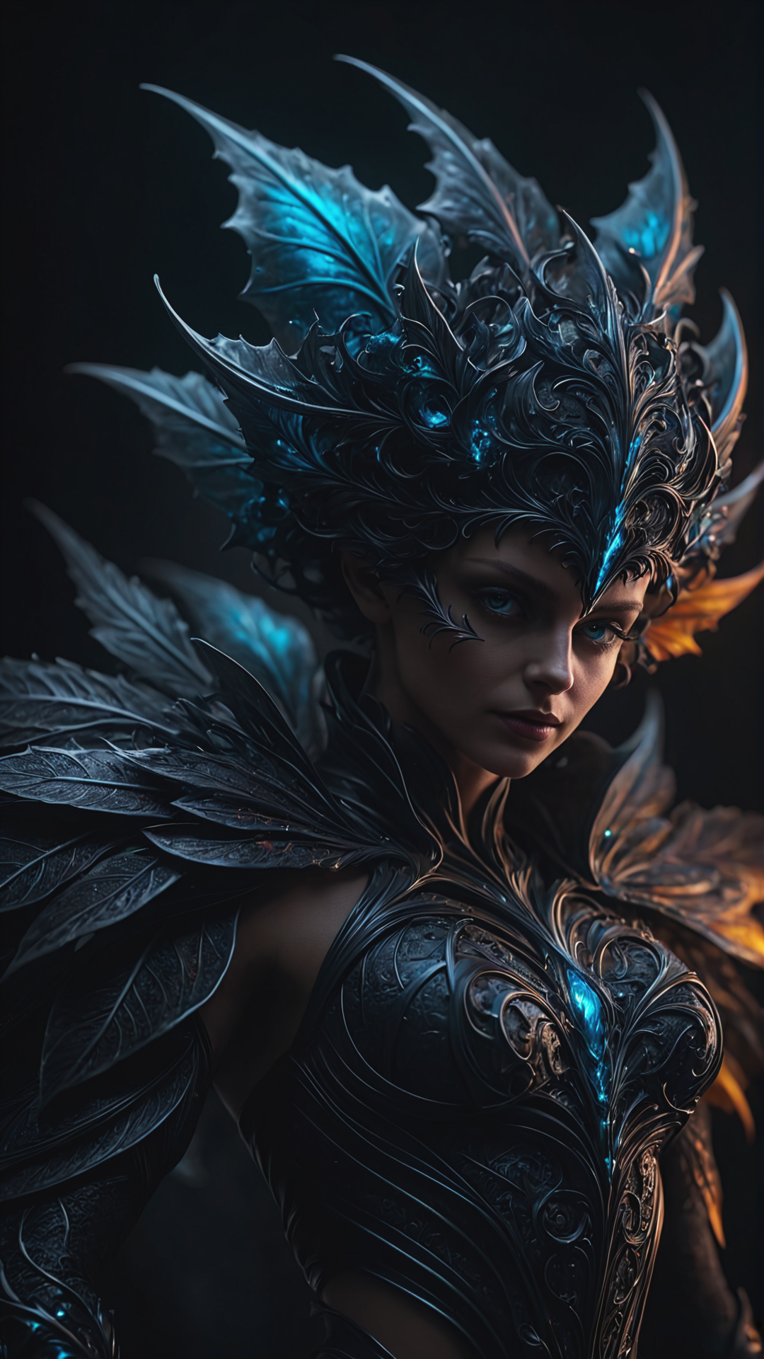 Macro, dark noir, full body, Concept art, depth of field, (add more details:1.4), <lora:add-detail-xl:1>, Raw photo, realistic, cinematic lighting, soft shadows, sharp focus, fractal, colorful, depth of field, best quality, 16k resolution,