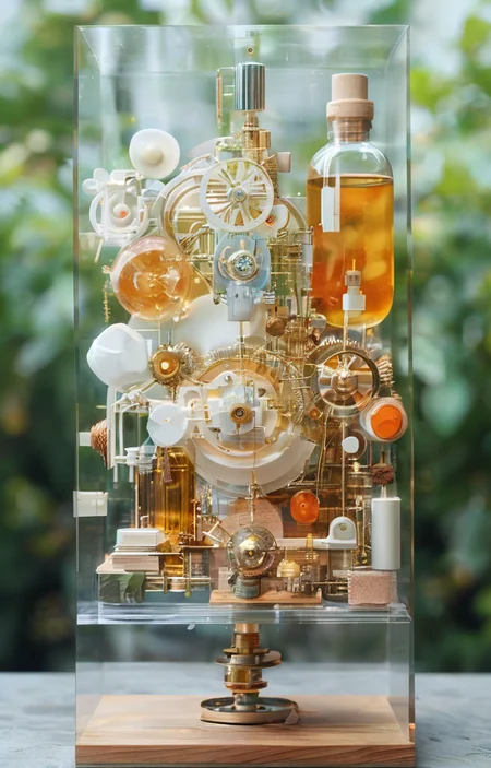 masterpiece,best quality,<lora:tbh244-sdxl:0.9>,illustration,style of Exploded assembly
A bottle of perfume in garden