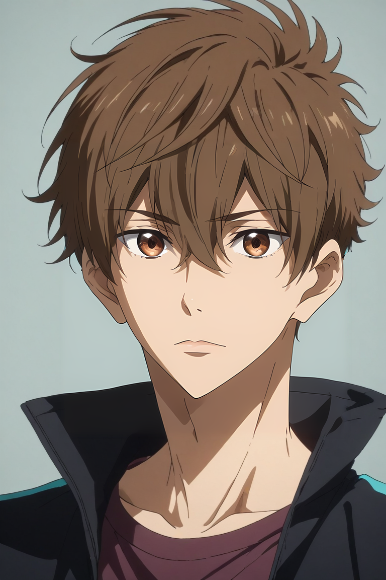 score_9, score_8_up, score_7_up, source_anime, rating_safe, , semi-realistic, looking at viewer, , , 1boy, solo, male focus, <lora:natsuya_kirishima_pony:0.94>, natsuya_kirishima, brown hair, brown eyes, short hair, hair between eyes, bangs, , atompunk, Arms folded across the chest, appearing closed off or guarded, <lora:sdxl_lightning_8step_lora:1>