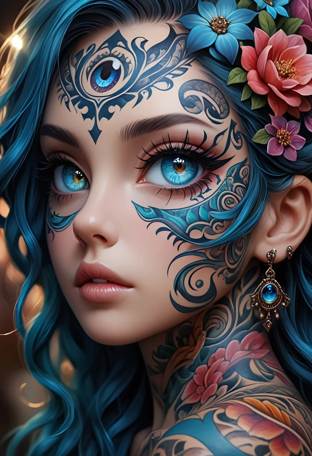 artist:[ekrea jan|yoneyama mai|diyokama|say hana|quasarcake], , (best quality, masterpiece, ultra-detailed, illustration:1.2),(8K wallpaper),(beautiful detailed eyes:1.2), beautiful, amazing, detailed eyes, (detailed skin),soft light , AddXL, soft light , light steps, intricate colors, vibrant colors,
,Tattoo
