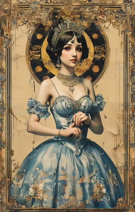 masterpiece,best quality,<lora:tbh238-sdxl:0.9>,illustration,style of Ravi Zupa, portrait of idolmaster cinderella girls,
