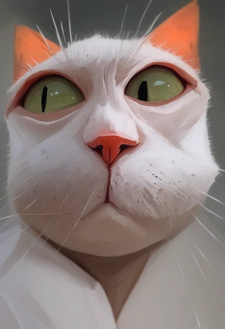 score_9, score_8_up, score_8,alb3nizrodrigu3z, portrait, cat, <lora:alb3nizrodrigu3zv1PonySDXL:1>
