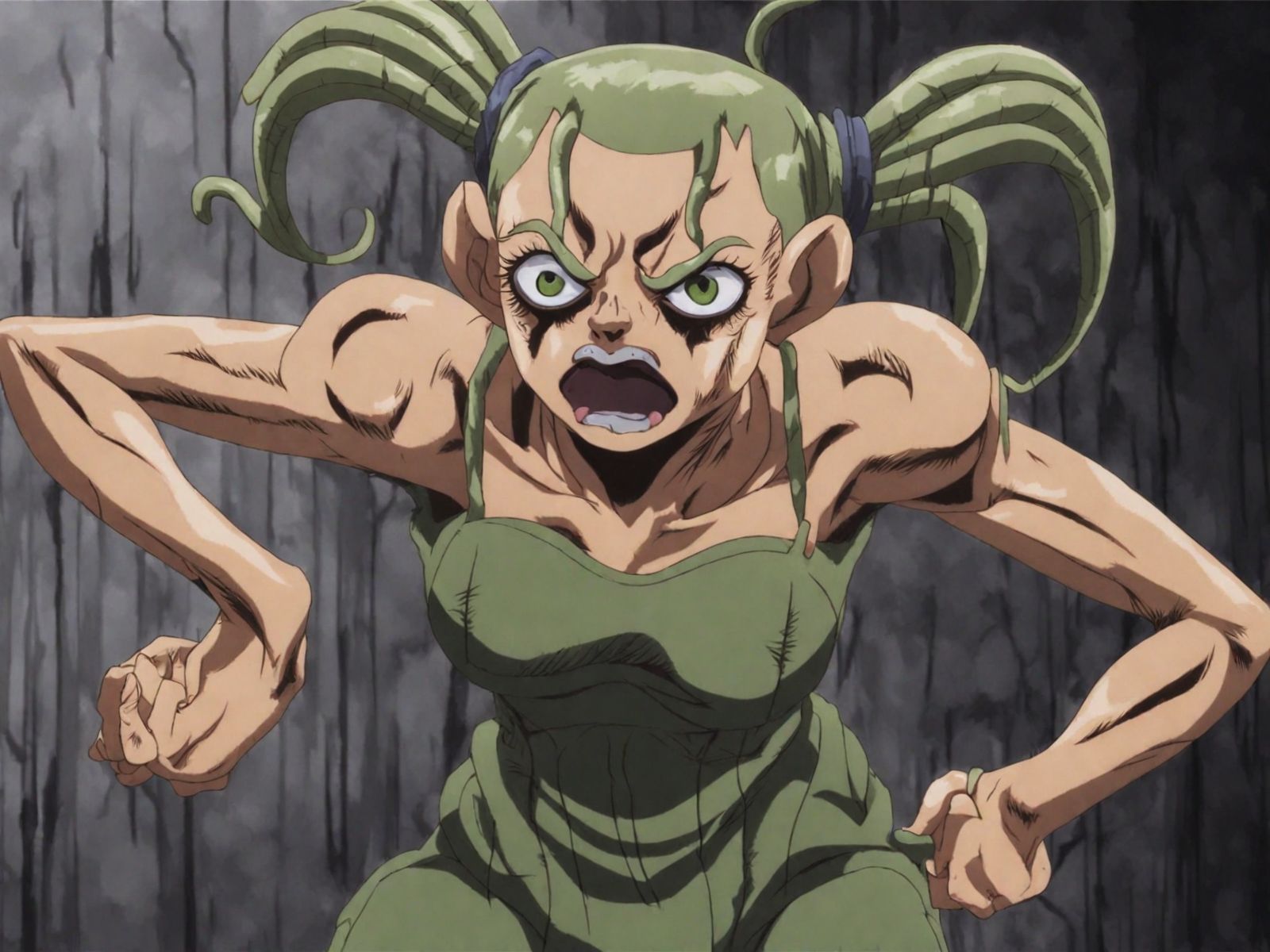 Seductive Gollum JojosoStyle <lora:SDXL-JojosoStyle-Lora-v2-r16:0.8>