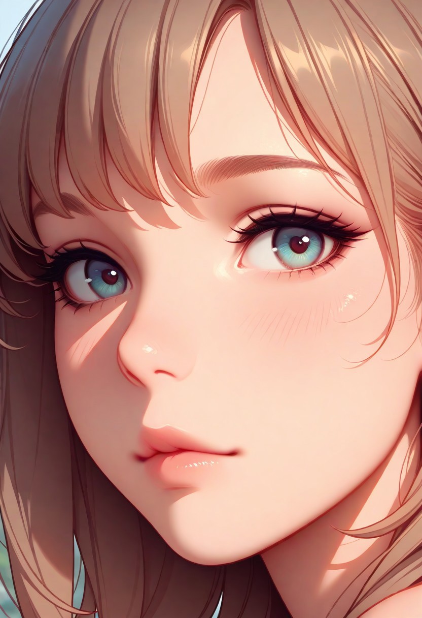 masterpiece, best quality, amazing quality, very aesthetic, flat colors, (artist:Tsuaii:1),
1girl, close up portrait, eye focus, looking at viewer