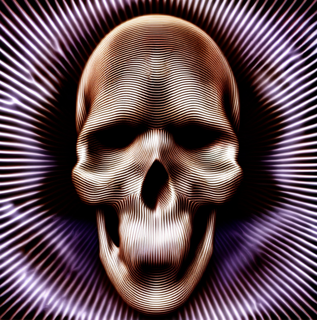vibracol  skull, dark atmosphere, very detailed  <lora:vibracol:1>