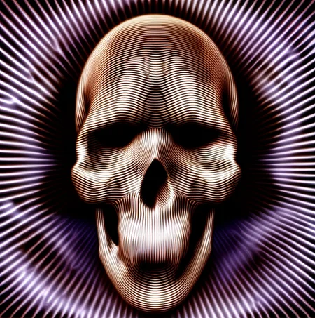 vibracol skull, dark atmosphere, very detailed <lora:vibracol:1>