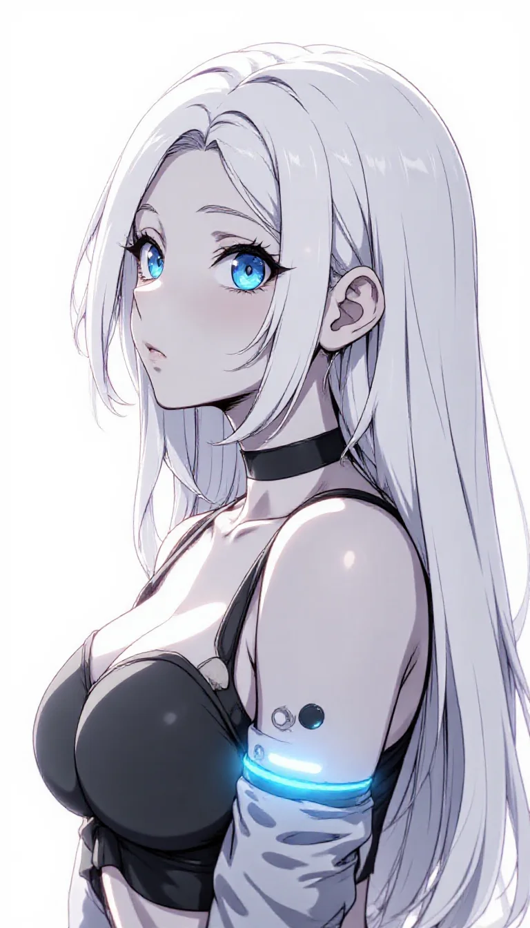 zi_style, greyscale, 1girl, upper body, looking to the side, white background <lora:Zi_Flux:1>