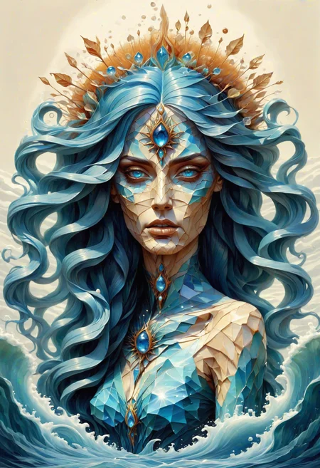 DonMG30T00nXL undine, elemental being, associated with bodies of water, depicted as beautiful and enchanting women, connection to the natural world, embodyment of the spirit and beauty of water, deadly,aberrant,sunlight filtering,euphoric,bargain hunting,delusional,extremist <lora:DonMG30T00nXL-000008:1>