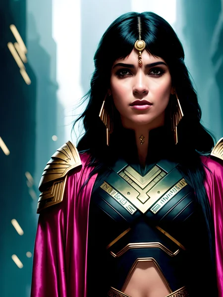 (extremely detailed CG unity 8k wallpaper), full shot body photo closeup portrait of a sexy beautiful female android in a scifi world, (backlighting), wearing intricate red robe, realistic, masterpiece, highest quality, ((sexy)), lens flare, ((light sparkles)), unreal engine, digital painting, Style-BladeRunner2049-8v, Style-Hamunaptra, HyperStylizeV6, trending on ArtStation, trending on CGSociety, Intricate, High Detail, dramatic, realism, beautiful and detailed lighting, shadows