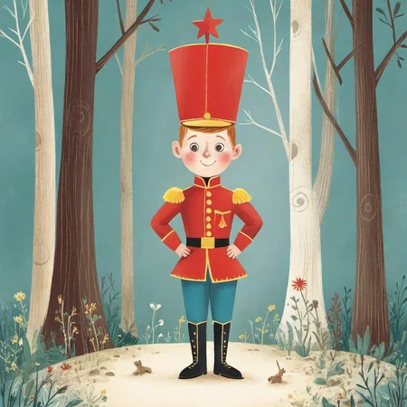 The Little Tin Soldier <lora:ILLUSTRE_v1:1>
