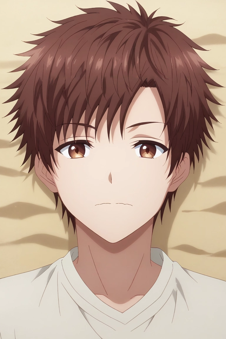 score_9, score_8_up, score_7_up, , rating_safe, intricate details, anime screencap, , official style, looking at viewer, depth of field, 1boy, solo, male focus, <lora:itsuki_akazawa_pony:0.96>, itsuki_akazawa, brown hair, brown eyes, short hair, bangs, straight-on, sahara desert, day, sunny, lying, on back, wavy mouth, closed mouth, , <lora:sdxl_lightning_8step_lora:1>