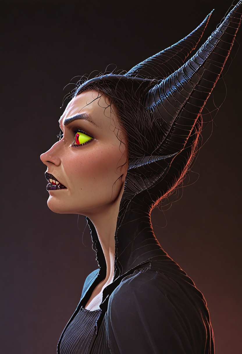 score_9, score_8_up, score_7_up, score_6, score_5, score_4, source_cartoon, realistic,((maleficent)) rating_safe, <lora:princess_rc_pony_v2:0.8> <lora:incase_style_v3-1_ponyxl_ilff:0.8> <lora:Liking_Masturbation-000014:0.8> 5h3m4strb8, from side,looking in awe,