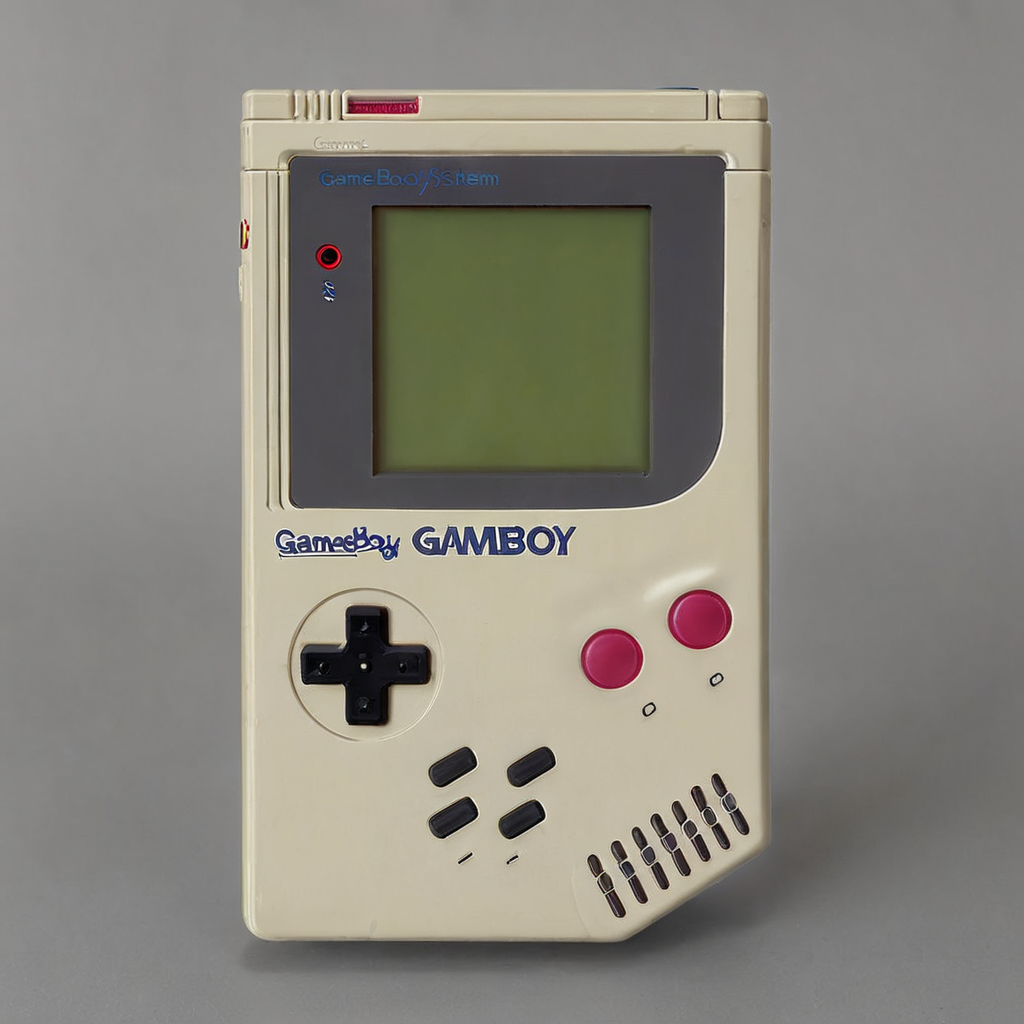 <lora:Everly_Heights_Prop_Generator:1> a 1990s GameBoy game system