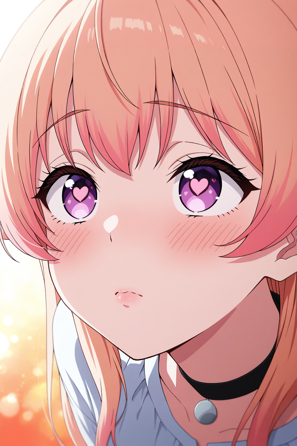 masterpiece, best quality, newest, absurdres, highres,
looking up, heart eyes, glossy lips, light breeze, warm light across face, shy, color splash background,
<lora:il_contrast_slider_d1 (Ð¦ÐÐÐ¢ ÐÐÐ Ð¢ÐÐÐÐ):-0.8>
 <lora:Nico Wakatsuki:0.8> nico_wakatsuki, 1girl,