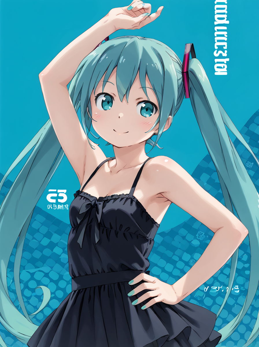 detailed background, shiny skin, posing, rating safe,
<lora:kanzaki.pony:1.0>,
kanzaki, miku,
casual fashion,
