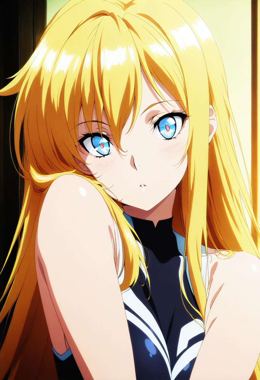 1girl, solo, straight_hair, looking at viewer, <lora:v0101_shoulder_to_cheek-000005:1.2>, shoulder_to_cheek, masterpiece, best quality, Ultra detailed, super detailed skin, beautiful detailed eyes, extremely detailed face, extremely detailed hair, sleek hair, collarbone, breasts, clothes, waist, cleavage, bare shoulders,