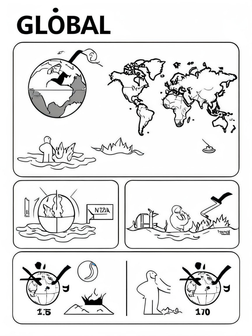 Global warming <lora:ikea_instructions_xl_v1_5:1>