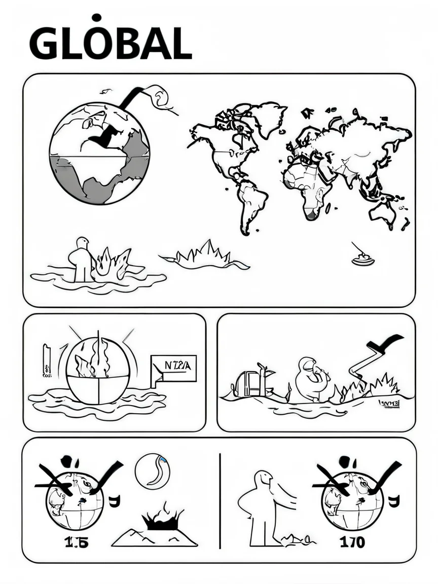 Global warming <lora:ikea_instructions_xl_v1_5:1>