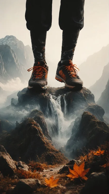 a man standing on top of a mountain with a pair of shoes in front of him and an orange tree in the background , creative, (masterpiece), unique
<lora:aidmaDoubleExposure-v0.1:0.925> double Exposure
<lora:MTG-CardsXL:0.88>
<lora:aidma-Image Upgrader-v0.1:0.385>