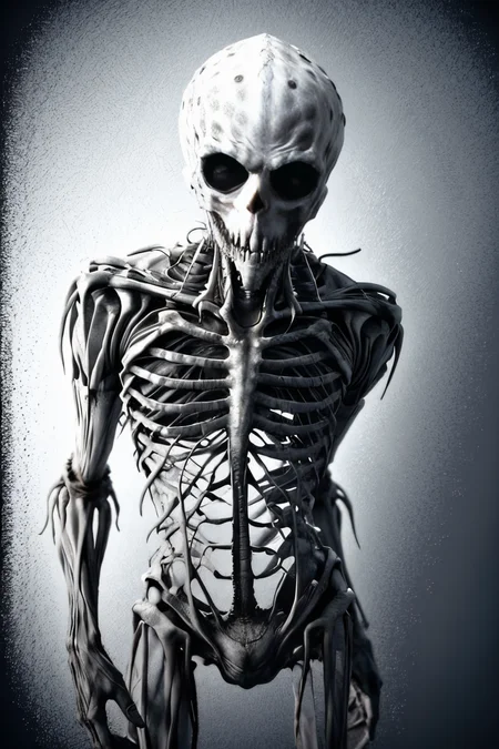 man, male_focus, skeleton, upper_body, monochrome, upper_body, tentacles, <lora:EdobMonsterMale2_v2.0:0.8>