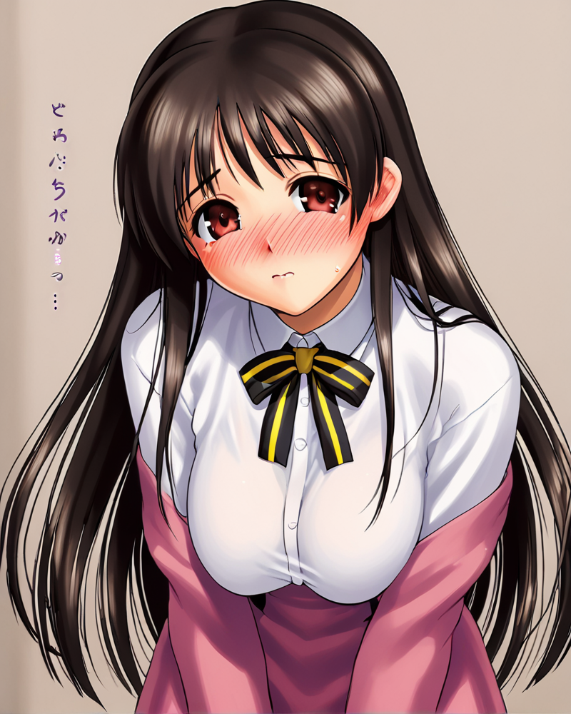 <lora:iruma_kamiri_style_FORPONY:1>1girl, blush, solo, long hair