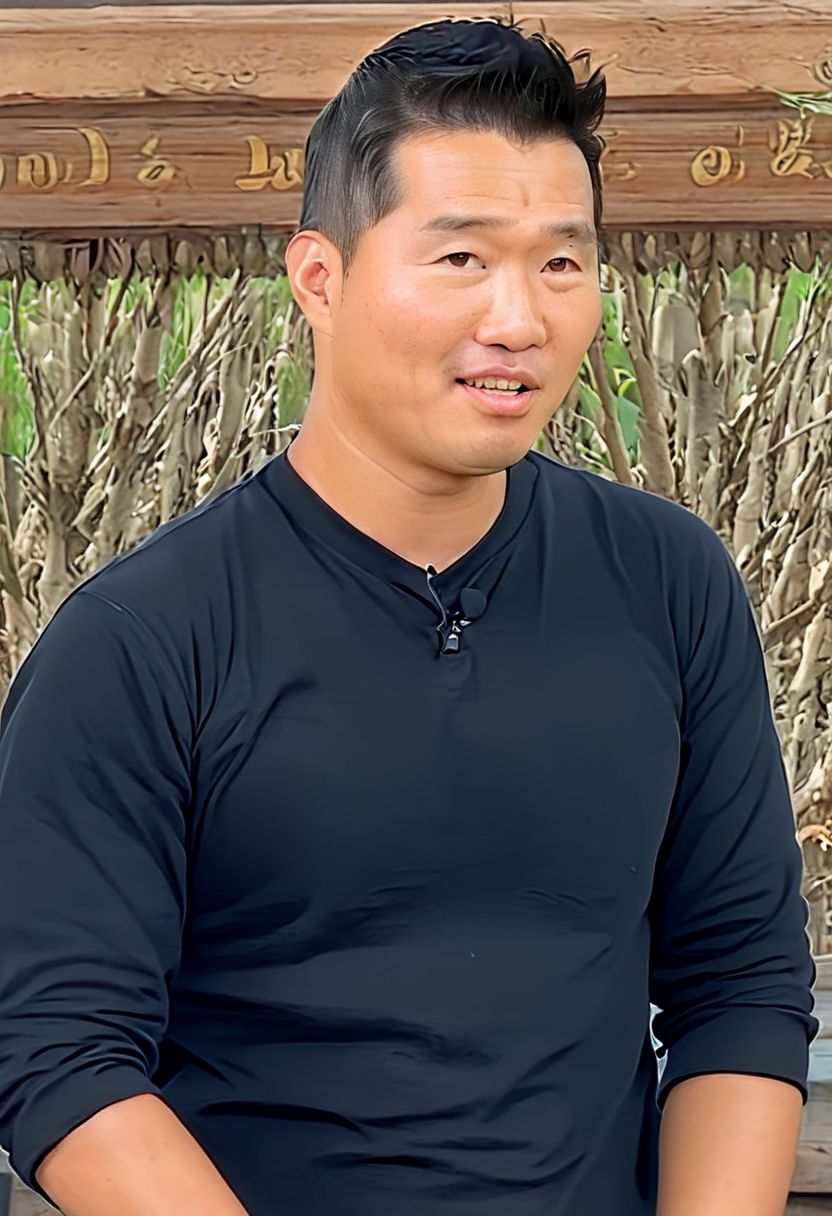 (((htkangface))), daddy,  natural face expression, (((detailed HtKangface))), fixed htKangface Photorealistic, realistic, masterpiece, intricate details, detailed background, depth of field, photo of a handsome, dynamic pose, natural face expression, (((looking at viewer))), high detail, high quality, male focus,  ((black shirt)), ((jeans))