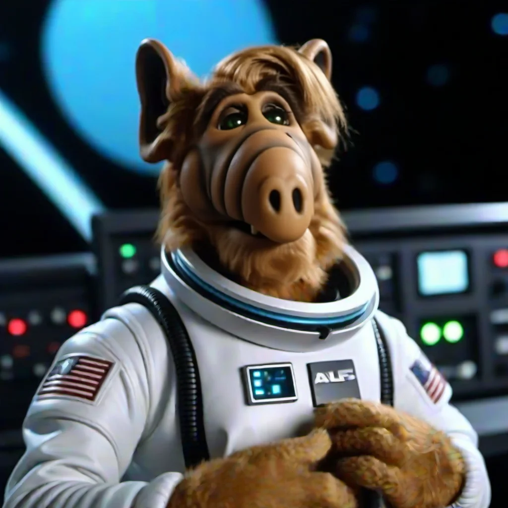 Alf1024, humanoid alien holding a cat, full body, wears a spacesuit, , in spaceship, detailed eyes, highly detailed, photography, ultra sharp, film, bokeh, professional, 4k <lora:add-detail-xl:1.5> <lora:Alf1024:0.7>