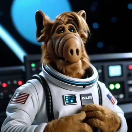 Alf1024, humanoid alien holding a cat, full body, wears a spacesuit, , in spaceship, detailed eyes, highly detailed, photography, ultra sharp, film, bokeh, professional, 4k <lora:add-detail-xl:1.5> <lora:Alf1024:0.7>