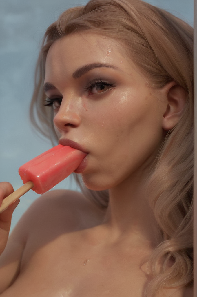 realistic photo, (score_9, score_8_up, score_7_up, score_6_up), sweat 20yo woman, sucking a (red and yellow colored popsicles), looking at viewer, blowjob,
 <lora:faces_v3:0.8>