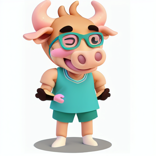 1boy, solo, furry male, animal ears, glasses, simple background, bullvpn, furry, blush stickers, one eye closed, > <