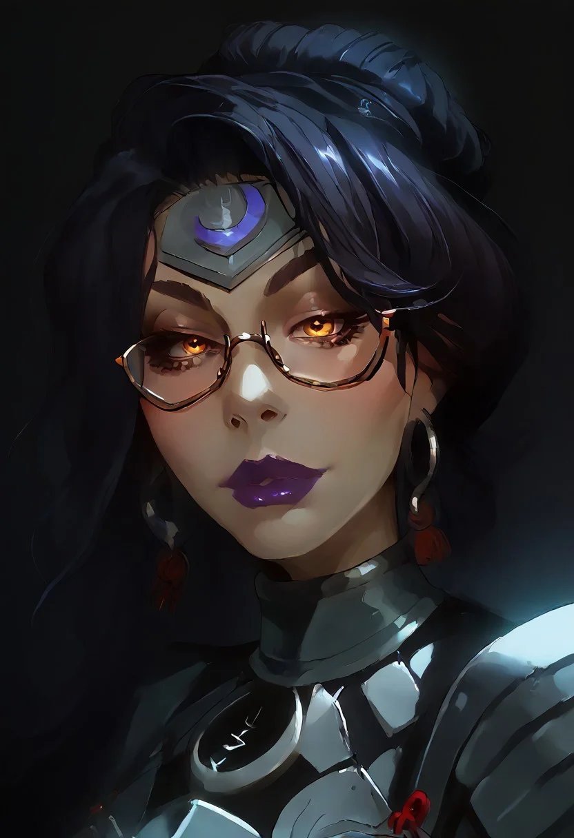 score_9, score_8_up, score_7_up, score_6, Expressiveh, ultra detailed, one beautiful girl, NEMESISHADES, PURPLE LIPS, YELLOW EYES,
glasses, thick glasses, square glasses,