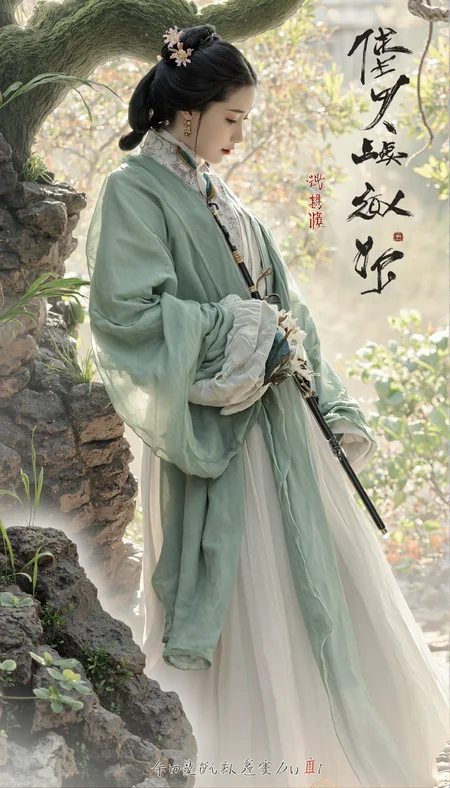 qingyi<lora:flux\ã麦æ©éè¡£ãMajicflus.safetensors:1.0:1.0>