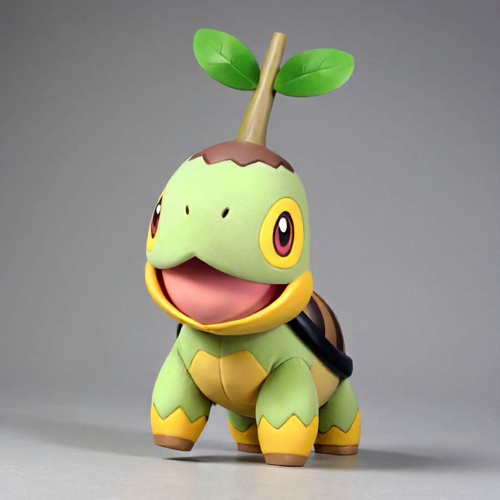 Turtwig standing on 2 legs<lora:Turtwig SDXL:.7>