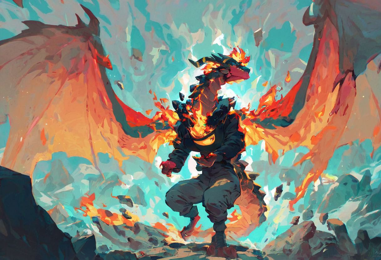 score_9, score_8_up, score_7_up, score_6_up,
latge hellscape, magma, fore, lave rock, volcaniceruption, fire dragon
large fire dragon, dragon wings, large wings, covered in fore, covered in rock,