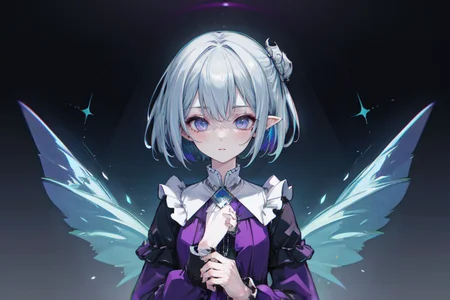 highly insanely detailed, masterpiece, top quality, best quality, highres, 4k, 8k, RAW photo, (very aesthetic, beautiful and aesthetic),  
(rsef style,fevercell style),chromatic_aberration,glitch_effects,cybernetic_elements,digital_aesthetics,vivid_colors,high_contrast,mystical_vibes,gradient_blend, 
<lora:rsef-000225:0.3>, 
(1girl:1.3), 
1other, 
 enigma split skirt,  sorceress boleros,   ,night vision goggles ,(1girl:1.6),solo,solo focus,(fully clothes,fully clothed:1.2),upper body,close-up portrait,face focus,sfw,safe_for_work,(Conservative Clothing,conservative_dress,long_sleeves,neck_coverage:1.2),(layering_piece,casual_wear,formal_appearance,arm_coverage,full_coverage,full_body_covering,classic_style:1.2),a beautiful elvish girl,noble man,ethereal elven beauty, pale skin, piercing blue eyes, 
, 
short hair with long locks,top knot hair,shag haircut hair,bob cut hair,hair ornament,hair beads, 
, 
(pure purple background,transparent background:1.2), 
,âââ
