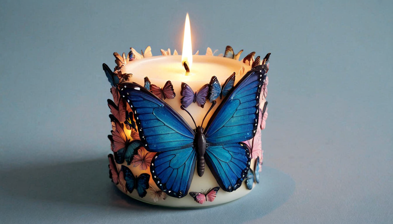 butterflyStyle, candle, <lora:butterflyStyle-000008:1>