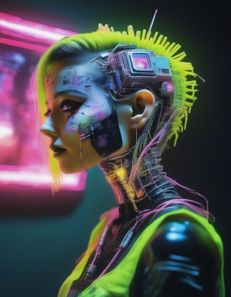 <lora:dare_cosplay_selfie:1> at the cosplay convention <lora:sdxl:1> solo, cyberpunk <lora:World_of_Glass_Filament:1> tiny neon glass filaments