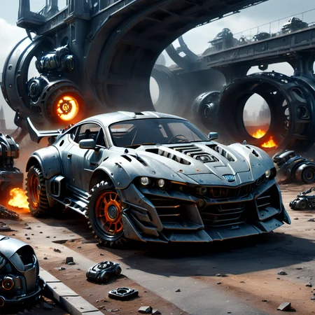 ((best quality)), ((masterpiece)), ((realistic,digital art)), (hyper detailed),DonMR3mn4ntsXL car, octane rendering, raytracing, volumetric lighting, Backlit,Rim Lighting, 8K, HDR, <lora:DonMR3mn4ntsXL-000016:1>