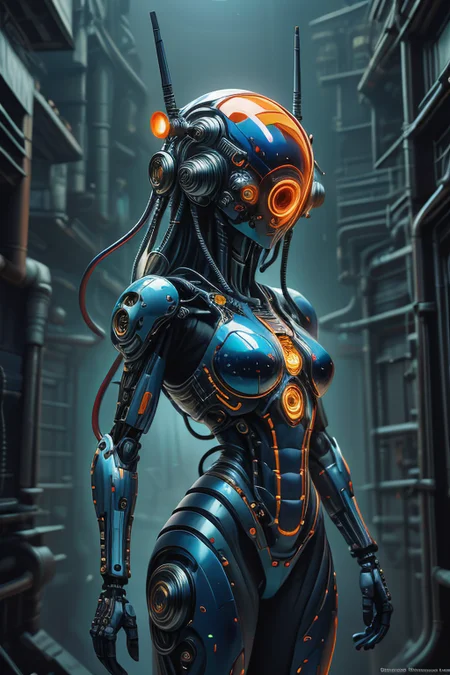 1girl,cowboy shot,at distance,<lora:Tech_Noir_SD:0.7>,technoir,science fiction,cyborg style,spacecraft,<lora:Concept_-_Hella-sthetic_v2:0.7>,<lora:cyberhelmetv0.7:0.7>,cyberhelmet,blue circle light up cyberhelmet with antennas,, intricate, elegant, highly detailed, symmetry, magical atmosphere, sharp focus, majestic, very coherent, radiant, advanced, cinematic, artistic, fine detail, winning, beautiful, stunning, dramatic light, designed, rich deep colors, perfect professional background, ambient, tailored set composition