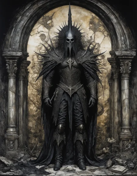 by ian miller, (gothic but extremely beautiful:1.4), (masterpiece, best quality:1.4) , in the style of nicola samori,
full shot, wide angle view
<lora:epi_noiseoffset2:0.5> <lora:add-detail-xl:1> <lora:xl_more_art-full_v1:0.5> <lora:NicolaSamori:0.7>