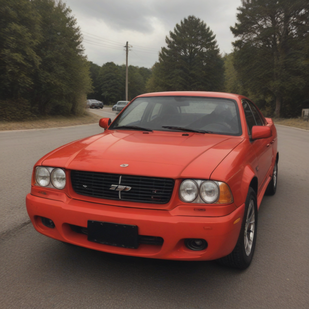 Red car