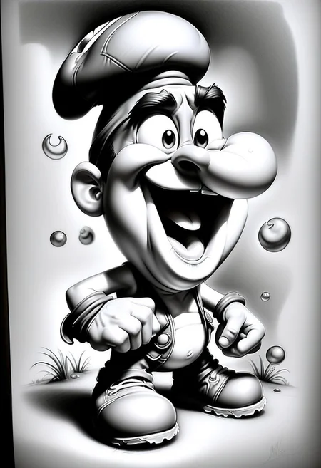 rayman made out of Jed-Pen , <lora:PencilDrawingStyle:0.7>