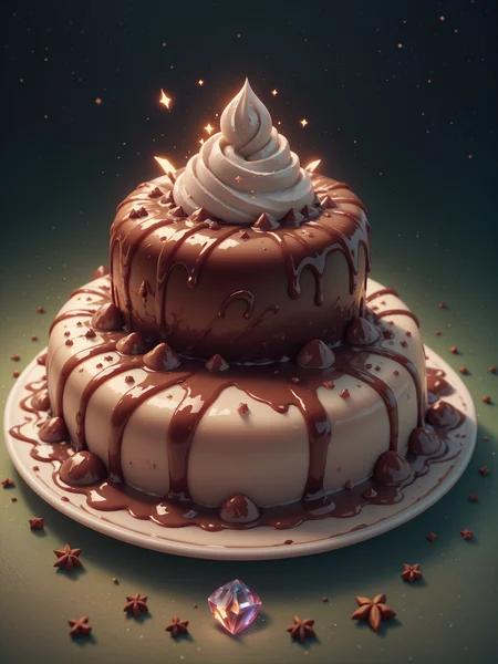 (((videogame_style))), (sharp focus:1.2), ((a cinnamon rol made of crystalz <lora:Crystals:0.7>)), (moody lightning:1.2), soft grey light, depth of field, bokeh, 4k, HDR,, beautiful cinnamon roll Illuminated by the ethereal glow of studio lightning, the light is reflecting shadows on the green smaragds which are decorating the cinnamon roll, the light reflection sparcles around it, the harmonic play of light and shadow underlines the natural beauty of the cinnamon roll,, (the form is velvety and silky curved:1.2), (high contrast to catch the play of light and shadows), by night, peacful and grateful atmosphere, painted hearts, magical atmosphere, the moonlight casts a beam of light onto the landscape made of desserts, award winning art,, deserted space, fantasy food landscape, detail colour is green, magical atmosphere, fairytale like, The landscape made of sweets is decorated with white frosting, little lakes made of frosting <lora:ChocolateWetStyle:0.5> ChocolateWetStyle, land of milk and honey, a fantasy landscape made of sweets and ice