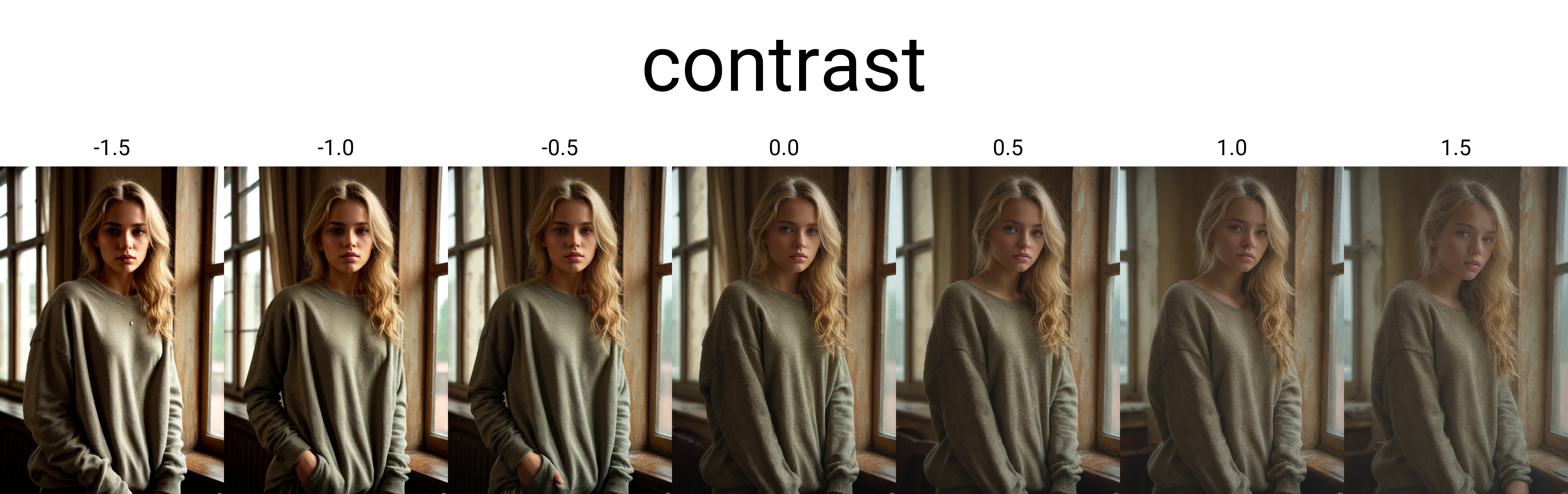 award-winning masterpiece, a beautiful college girl, dirty blonde, baggy clothes, interior, high-quality, super-detailed, in the style of cinematic fine-art portraits, rich textures, moody atmosphere, window
<lora:sdxl_contrast_slider_d1:-1.5>