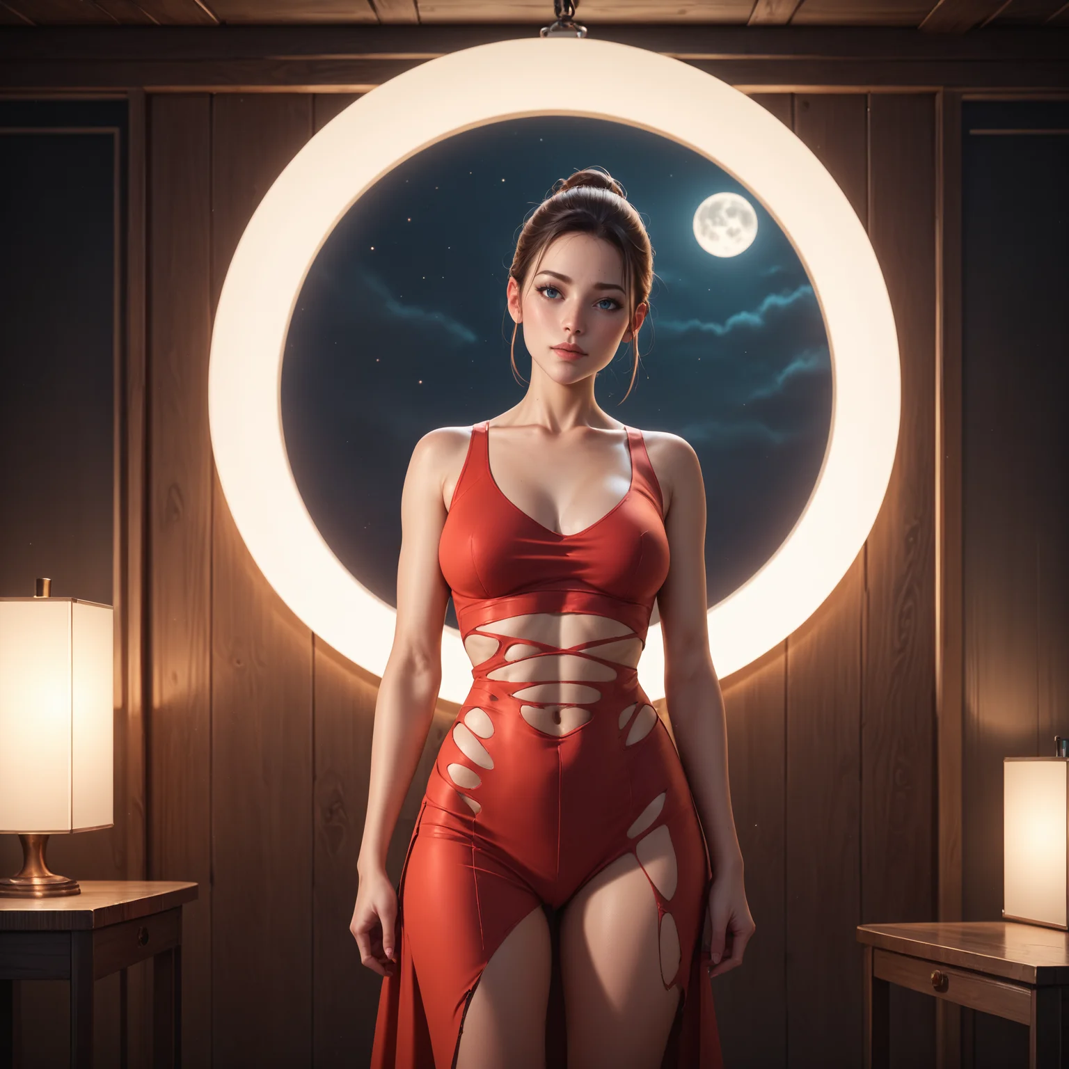 score_9, score_8_up, score_7_up, score_6_up, score_5_up, score_4_up,  concept art, realistic, 1 girl, attractive torn clothes, fitting room <lora:glowneon_xl_v1:0.6> glowneon, wariza, moon, volumetric lighting, depth of field, cinematic