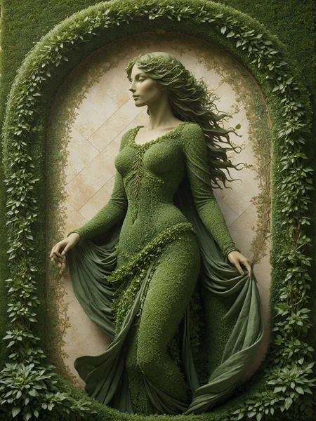 brick wall covered in mad-hecke, mural showing a woman in the style of alphone mucha <lora:Hedge_Row_SDXL:0.8>, (masterpiece:1.2), best quality, (hyperdetailed, highest detailed:1.2), high resolution textures
