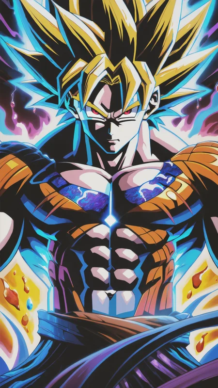 Goku ultra instinct, dbz style, jjba style, death note style, ultra detailed artistic abstract photography of liquid lust, detailed captivating eyes on molten statue, asymmetrical, gooey liquid hair, color exploding lips, highly refractive skin, Digital painting, colorful, volumetric lighting, 8k, by Cyril Rolando, by artgerm, Trending on Artstation, 16k resolution, 300 dpi, 600 dpi, 4k, Contest winner, High definition, detailed, realistic, 8k uhd, high quality
