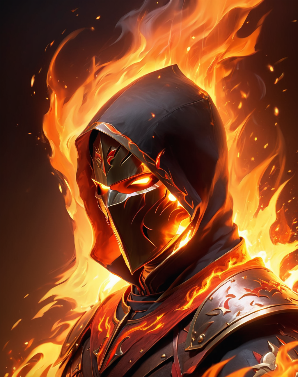 <lora:Fiery_aura_XL_-_Burning_passion:1> fiery aura, (masterpiece), best quality, highres, 4k, 8k, amazing quality, amazing shading, soft lighting, templar