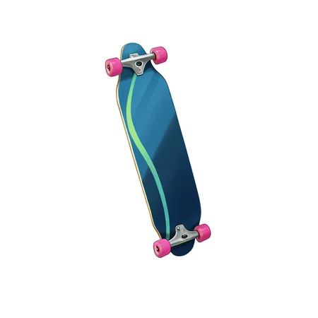 skateboard, solo, white background, simple background, no humans <lora:icon_outline_semireal:0.8>