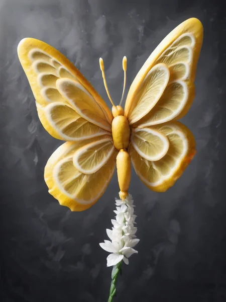 An ais-lmnsgr butterfly with delicate wings landing on a vibrant flower <lora:ais-lmnsgr-sdxl:1>